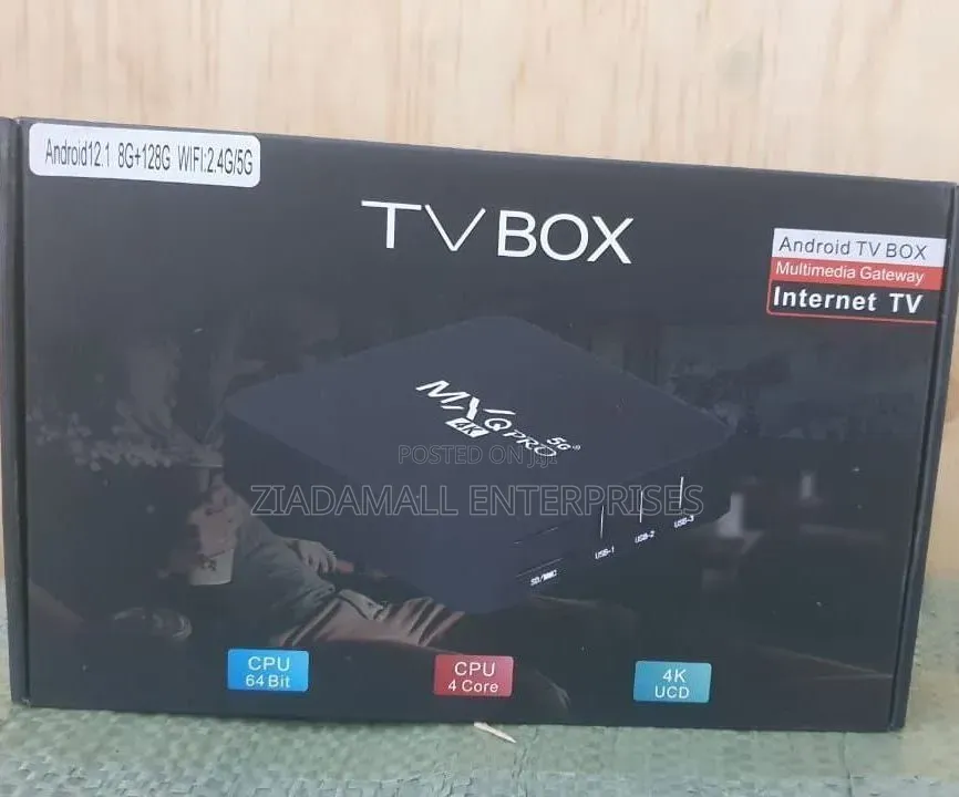8gb+128gb MXQ Pro Android 12 Smart Tv Box Visuals