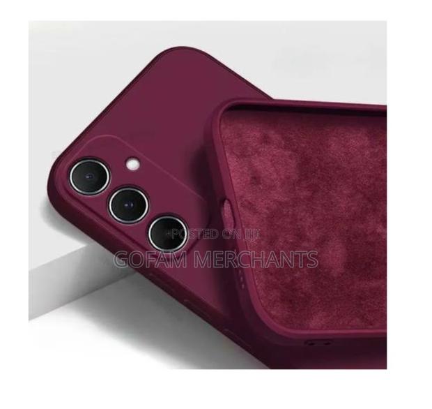 Silicone Back Cover for Samsung Galaxy A53 - Maroon - thumbnail 2