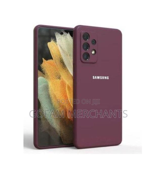 Silicone Back Cover for Samsung Galaxy A53 - Maroon - thumbnail 3