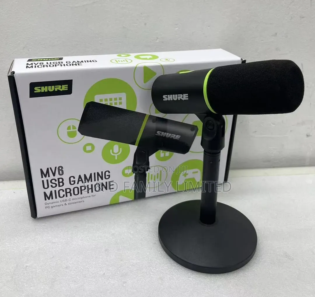 Shure Mv6 Usb Gaming Dynamic Microphone