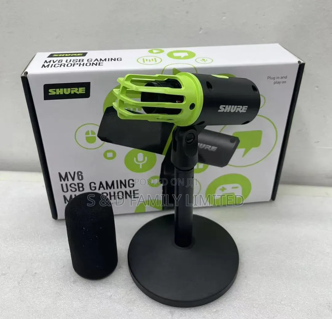 Shure Mv6 Usb Gaming Dynamic Microphone