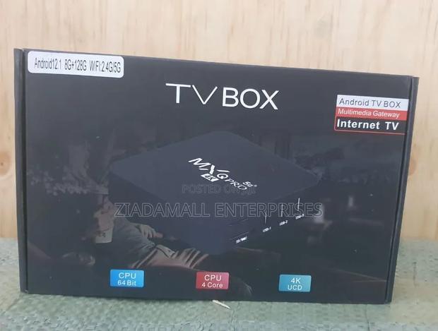 8gb+128gb MXQ Pro Android 12 Smart Tv Box Expandable Storage