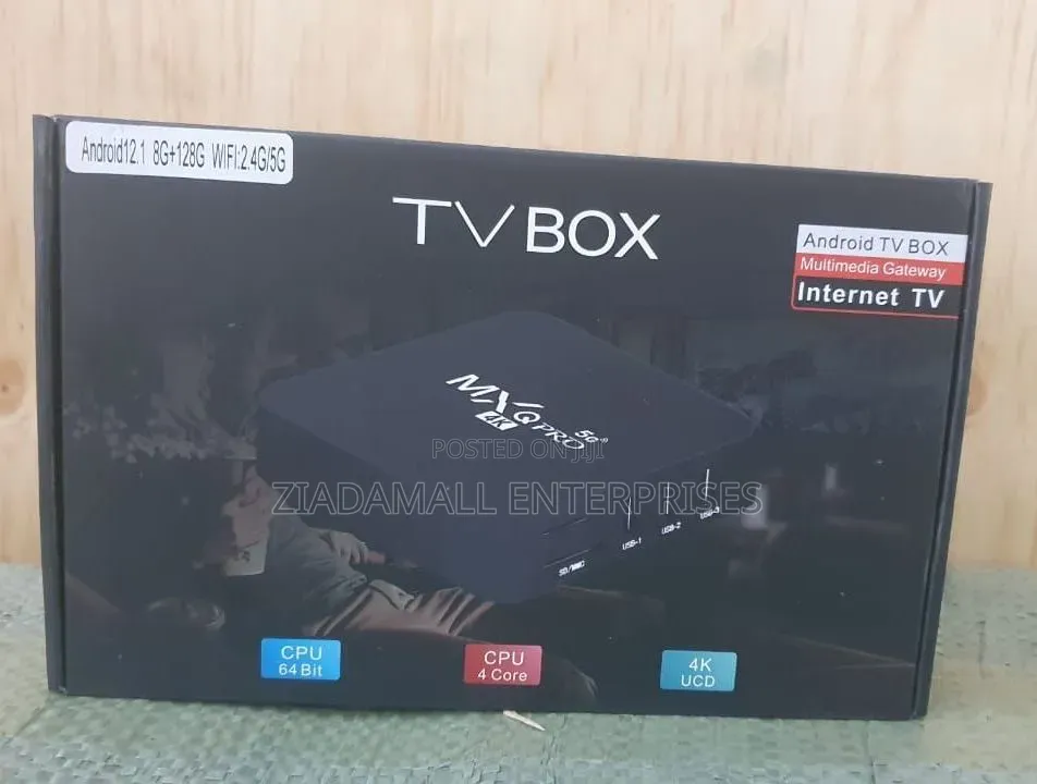 8gb+128gb MXQ Pro Android 12 Smart TV Box Expandable Storage