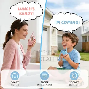 Rechargeable Video Walkie Talkies for Kids,