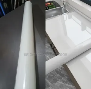 Plain Color White Glossy Contact Paper