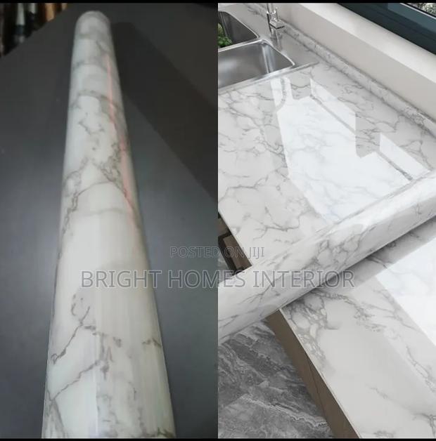 Grey Marble Peel and Stick Contact Paper