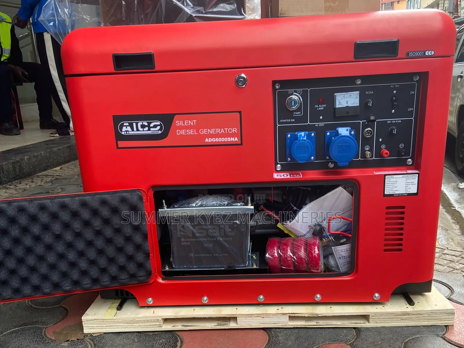 Aico Silent Diesel Generator With Ats 7.5 Kva