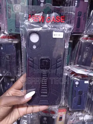 Samsung Galaxy A03 Core Hard Plastic Case With a Built-in Kickstand