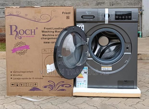 Roch 8kg Wash Spin Front Load Full Automatic Washing Machine