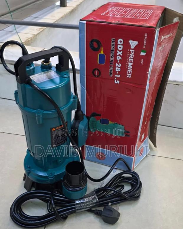 Powerful 2hp Deep Borehole Submersible Water Pump. - main view