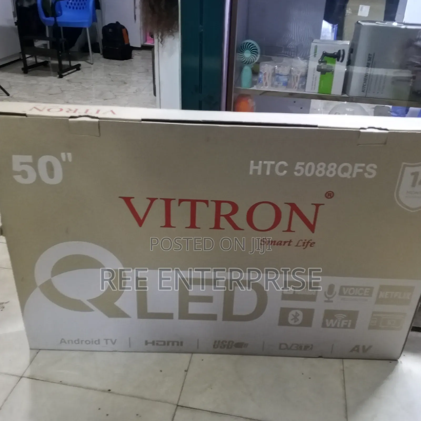 50 Inches Smart Qled Brand New Tv