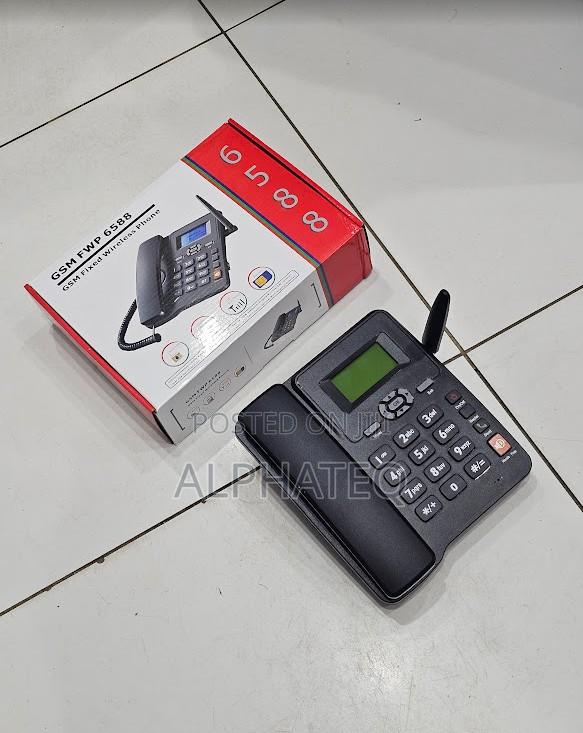Fixed Wireless GSM Phone With LCD Display Desk Phone