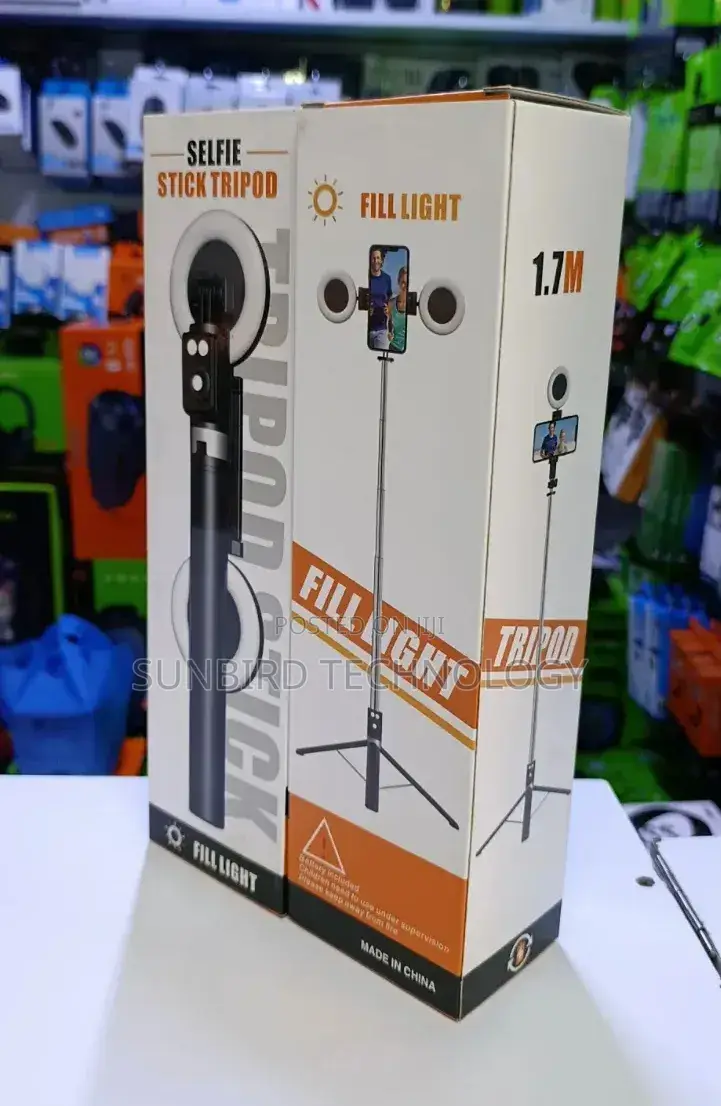 Selfie Stick Tripod Stand 1.7m
