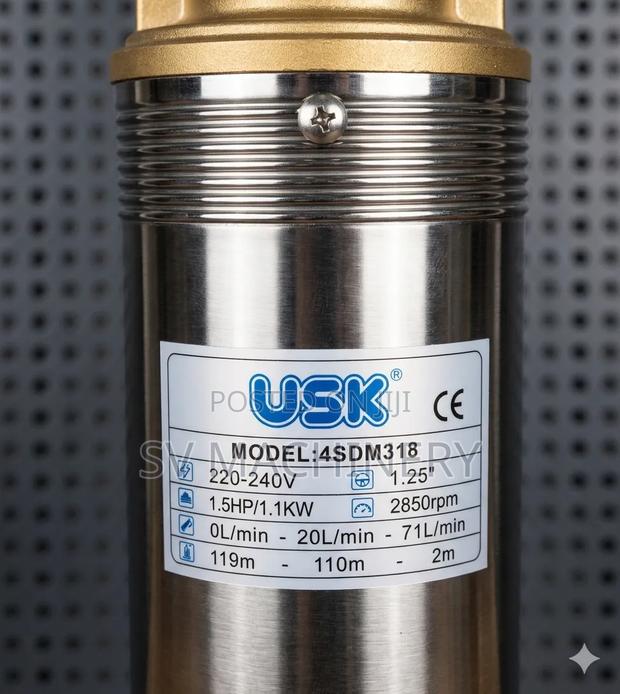 Heavy Duty Deep Well Electric Submersible Water Pump 1.5hp - thumbnail 2