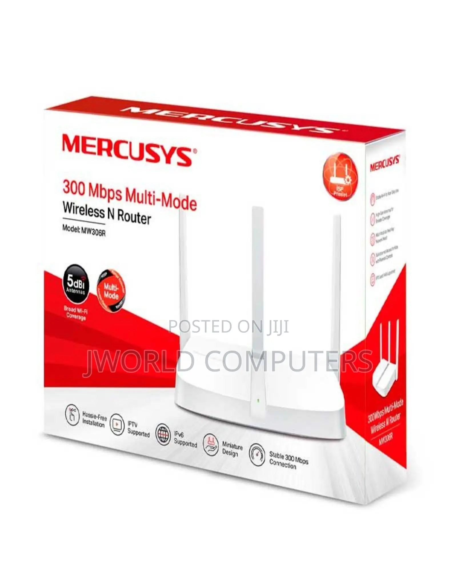 Mercusys Mw306r 300 MBPS Multi-Mode Wireless N Router