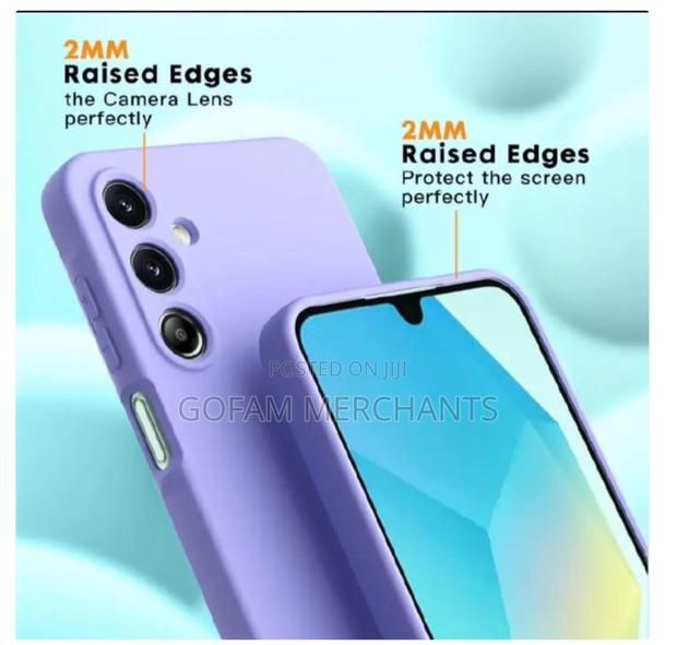Samsung Galaxy A34 Original Silicone Phone Case - Purple - thumbnail 3