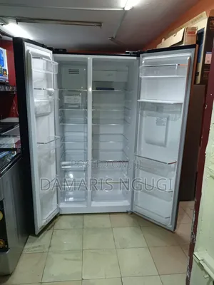 Mika Super Clean Side by Side Refrigerator ( Black )