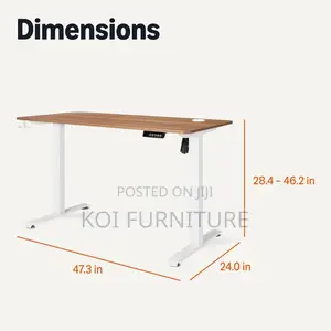 Office Desk; 1400mm Ergomaker Electric Standing Desk