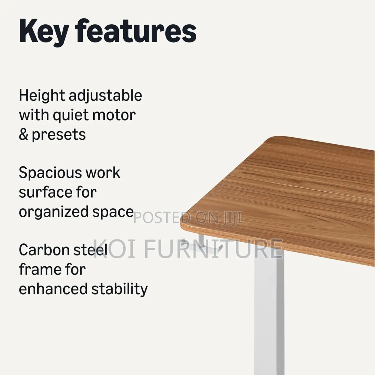 Office Desk; 1400mm Ergomaker Electric Standing Desk