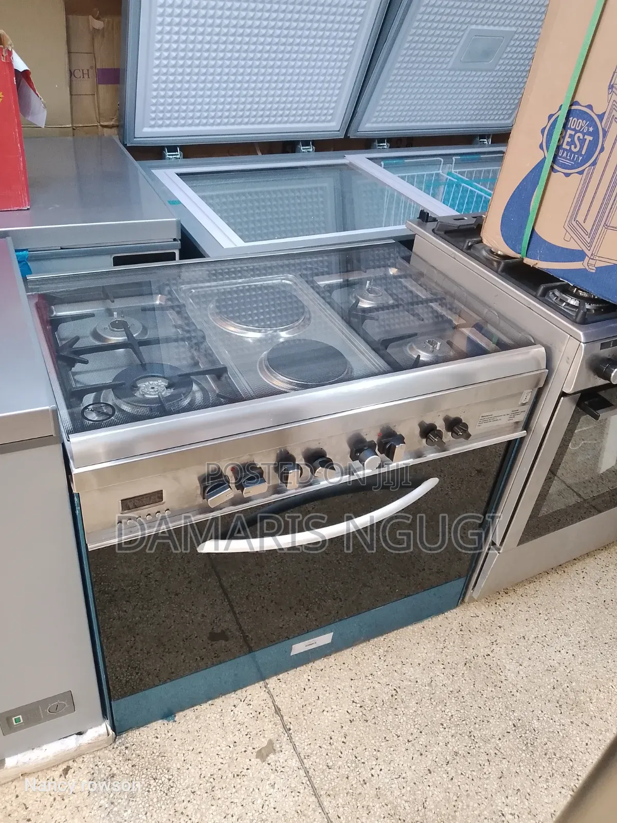 Elba Stainless Steel 6burner Cooker