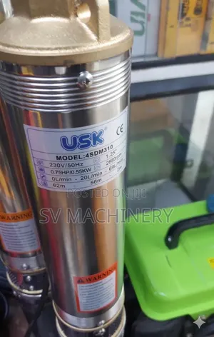 Heavy Duty Deep Well Electric Submersible Water Pump 0.75hp