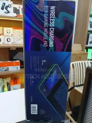 The Porodo Gaming Wireless Charging RGB Mouse Pad (Xl Size Pdx115-Bk)