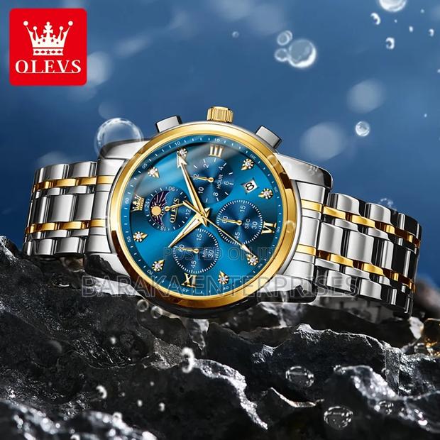 Olevs Chronograph Gents 3655 - thumbnail 3