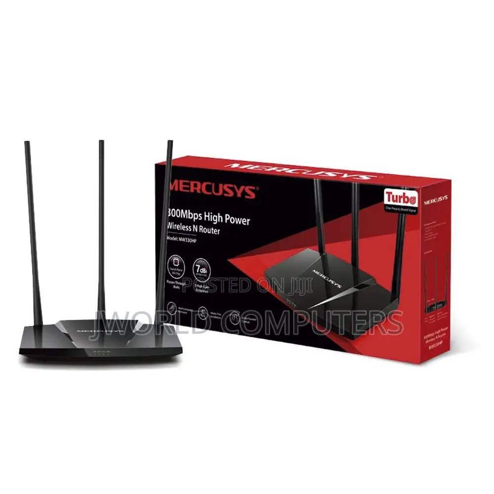 Mercusys Mw330hp 300mbps High Power Wireless N Router