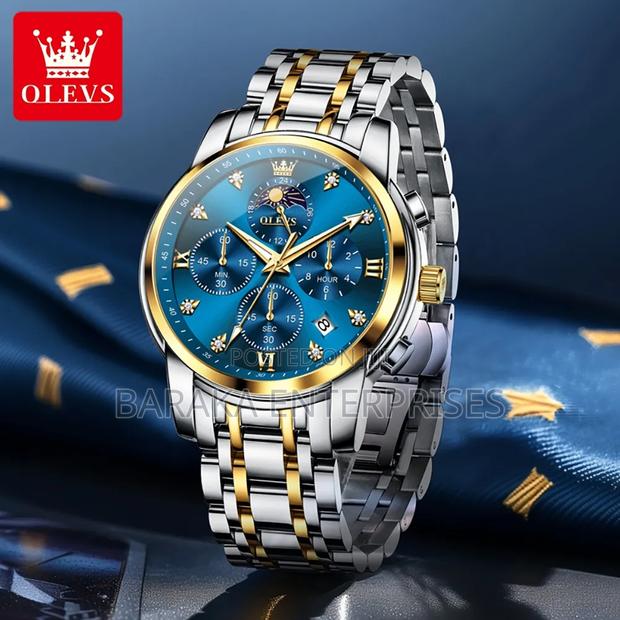 Olevs Chronograph Gents 3655 - thumbnail 8