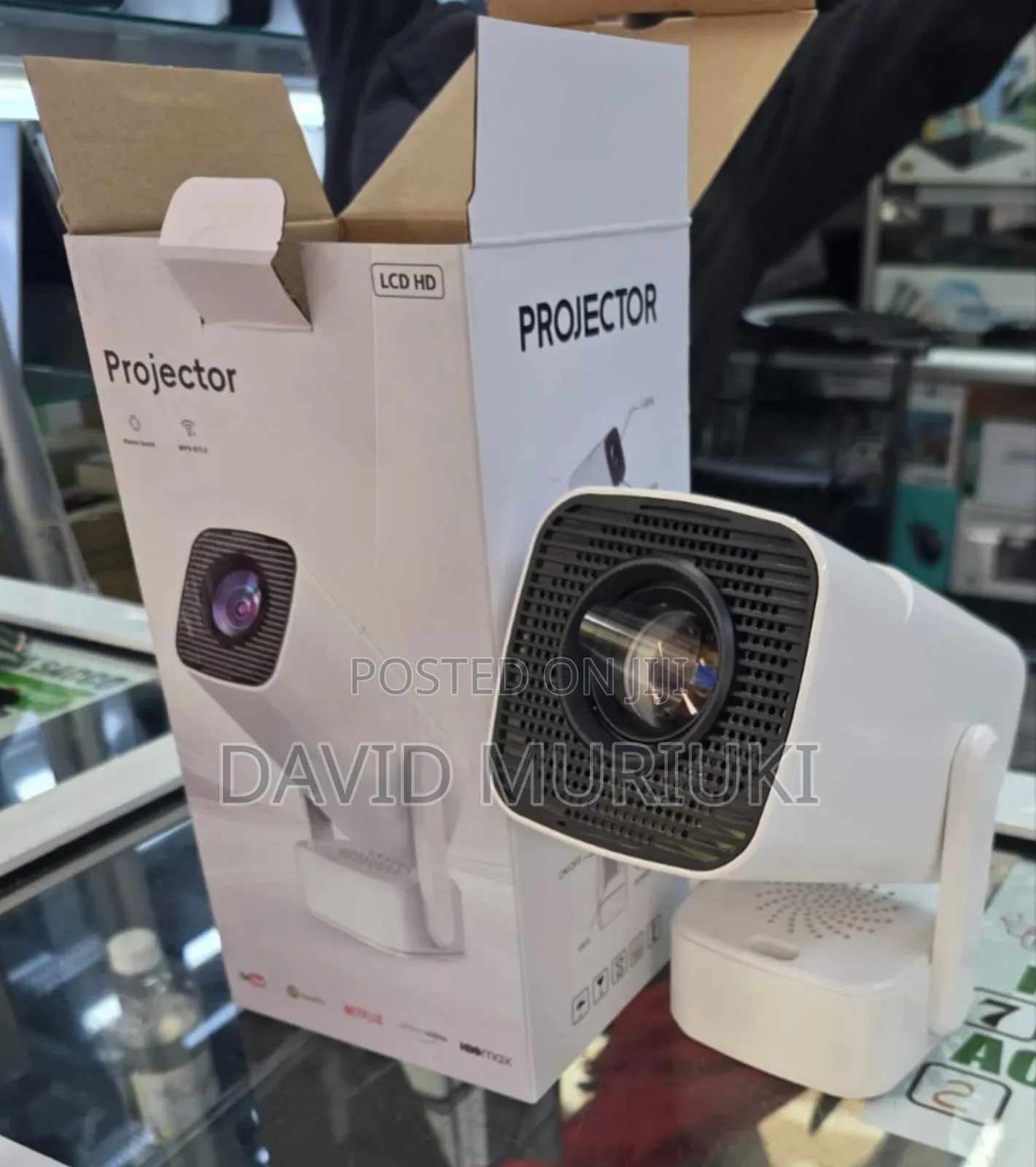 P30 Pro Smart Mini Projector Android Wifi 6 Portable Home Theater.