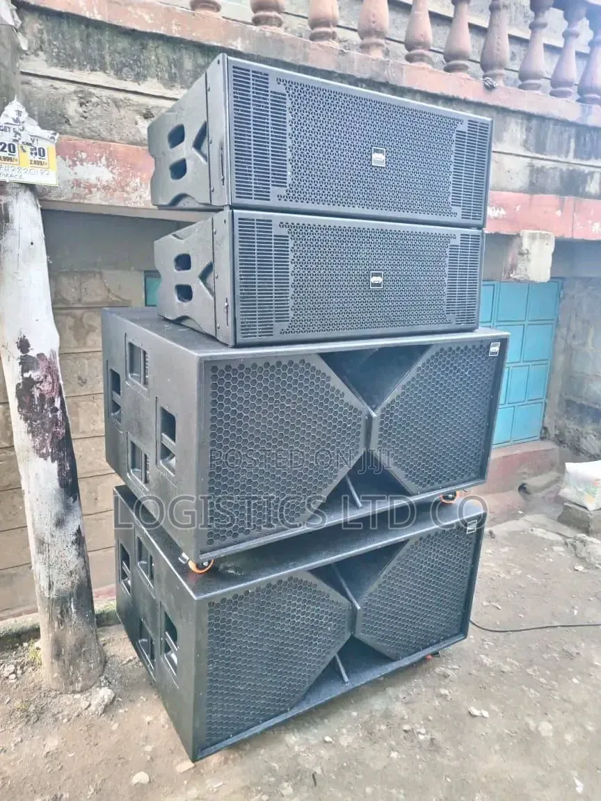 Locally Assembled Line Array Speakers for Outdoor