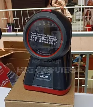 Table Mount Bar Code Scanner Round 2d Xb 8602