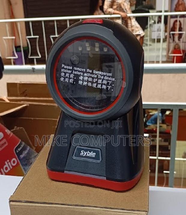 Table Mount Bar Code Scanner Round 2d Xb 8602