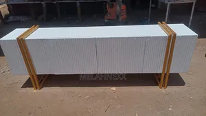 White Flutted Doors Stand(6fits)