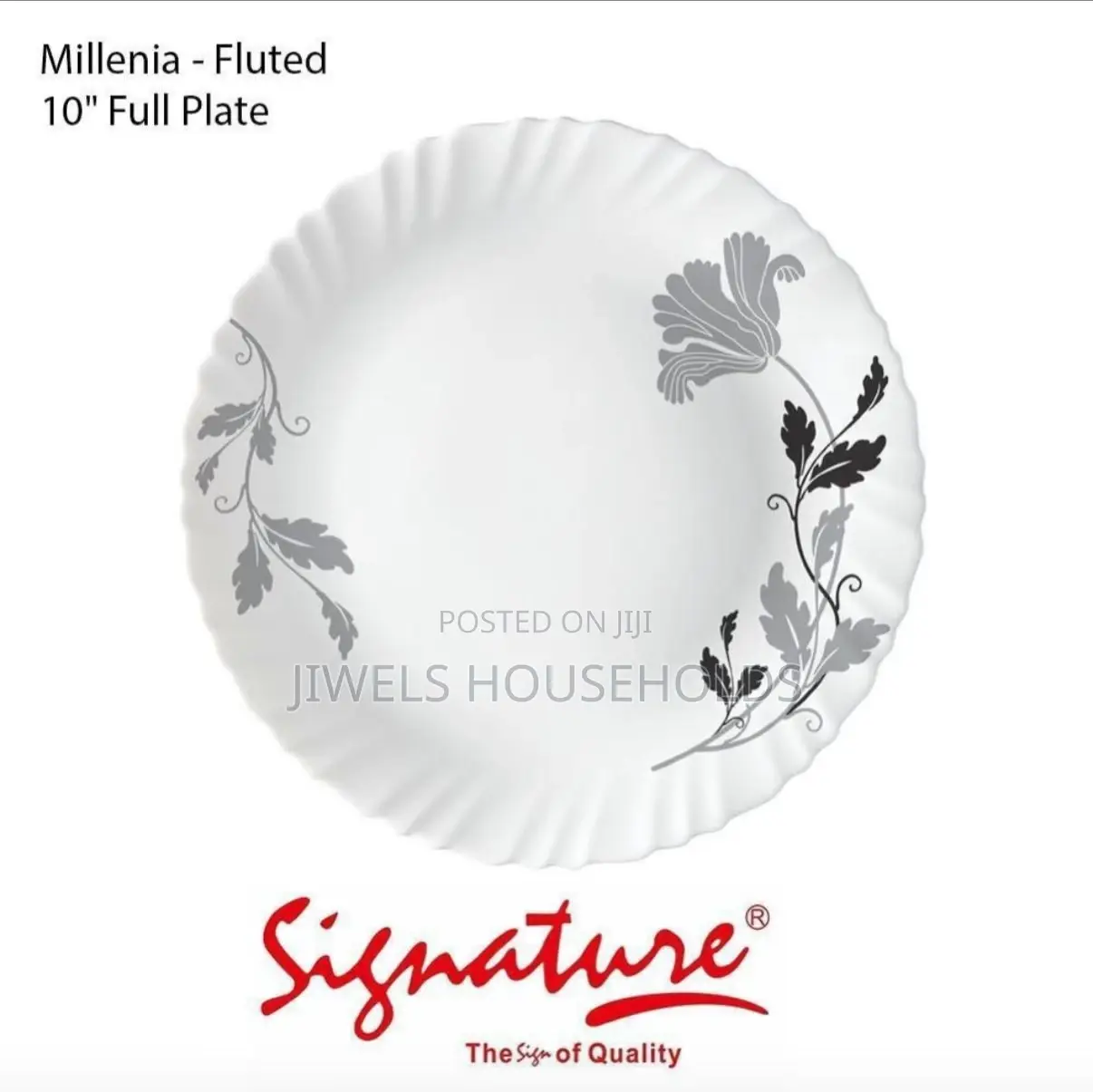 Set of 6 Signature Plates