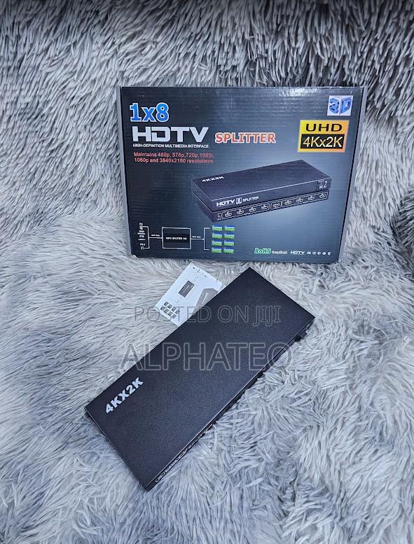 Hdmi Splitter 1x8 for Multiple Screens Uhd