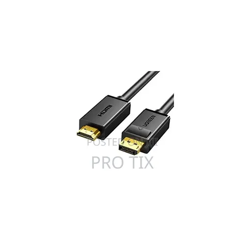 Ugreen Dp Male to Hdmi Male Cable 5m (Black)
