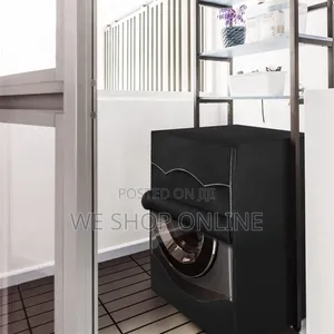 Front Load Washing Machine Cover(Black)