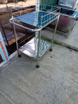 Stainless Steel Medical Instrument Trolley,