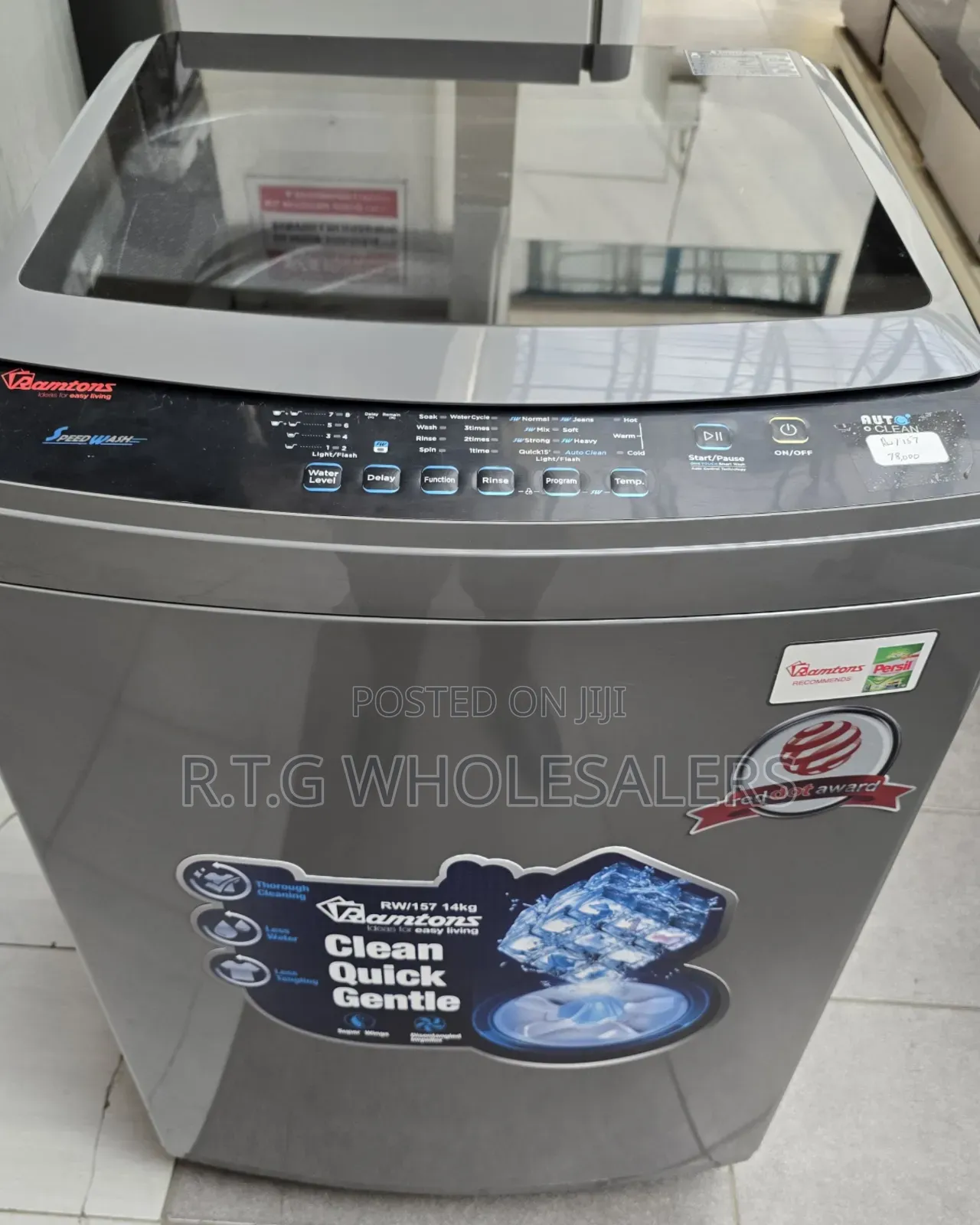 Ramtons 14kg Top Load Fully Automatic Washer