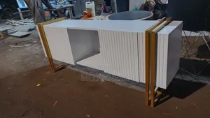 All White Stripped Faces Stand(*6fits)