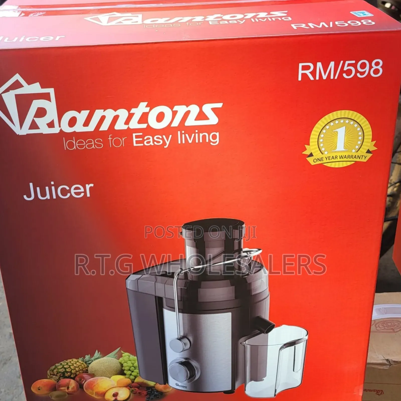 Ramtons Cs50mc Commercial Citrus Juicer