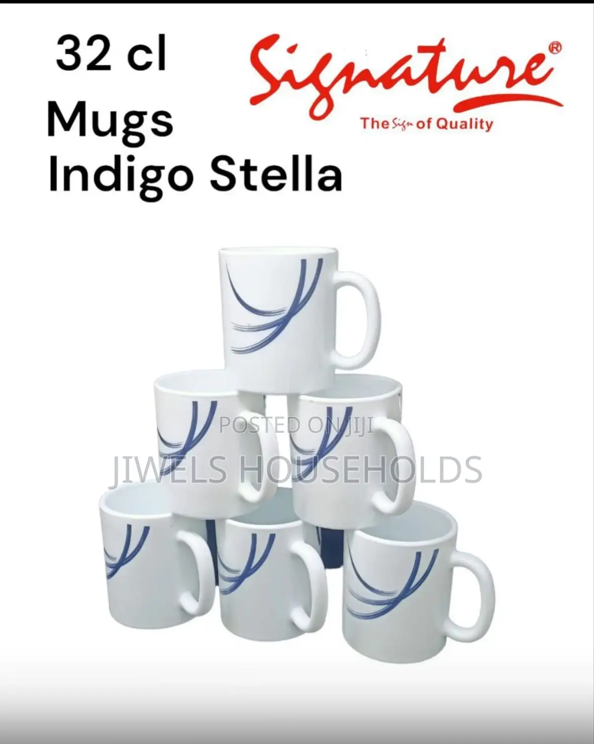 Set of 6 Signature Cups