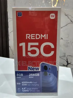 New Xiaomi Redmi 15C 4G 256 GB Black