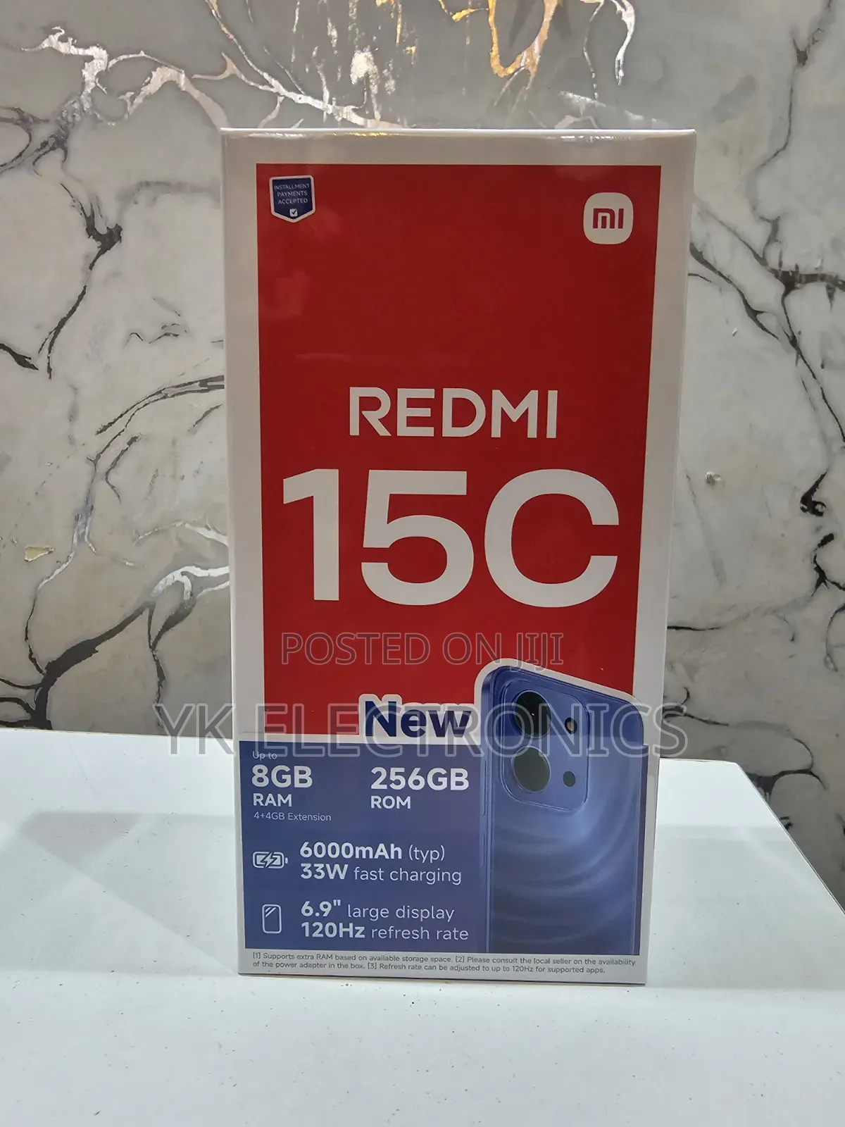 New Xiaomi Redmi 15C 4G 256 GB Black