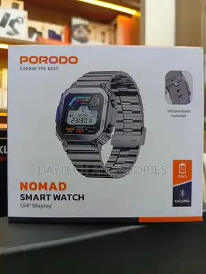 Porodo Nomad Smart Watch 1.54" Screen 290mah Battery Capacity