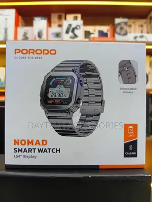 Porodo Nomad Smart Watch 1.54" Screen 290mah Battery Capacity