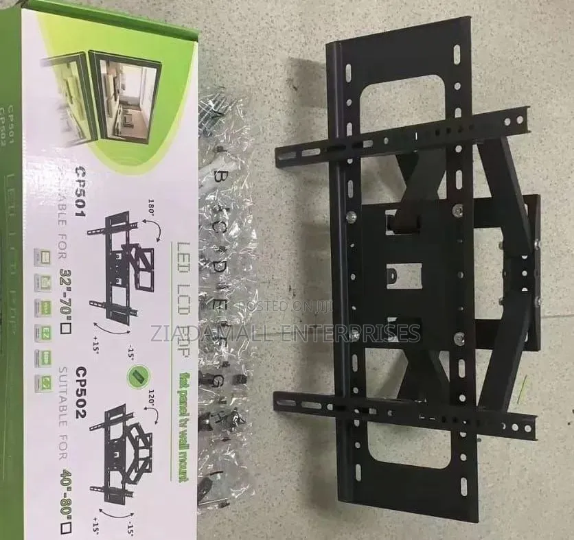 Double Arm Wall Mount for 85” TVS – Strong, Flexible Reliable