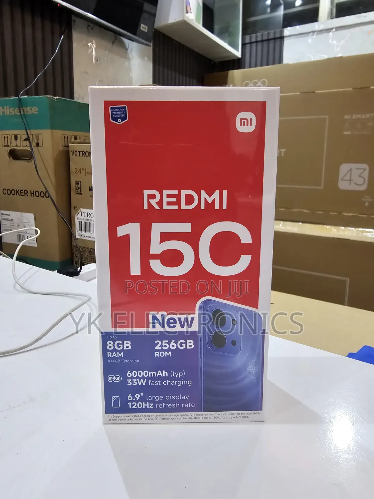 New Xiaomi Redmi 15C 4G 256 GB Blue