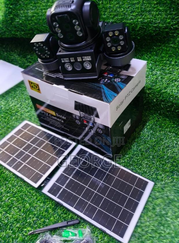 Dual Solar Panels V380 Triple Lens Hd Security Solar Camera - main view